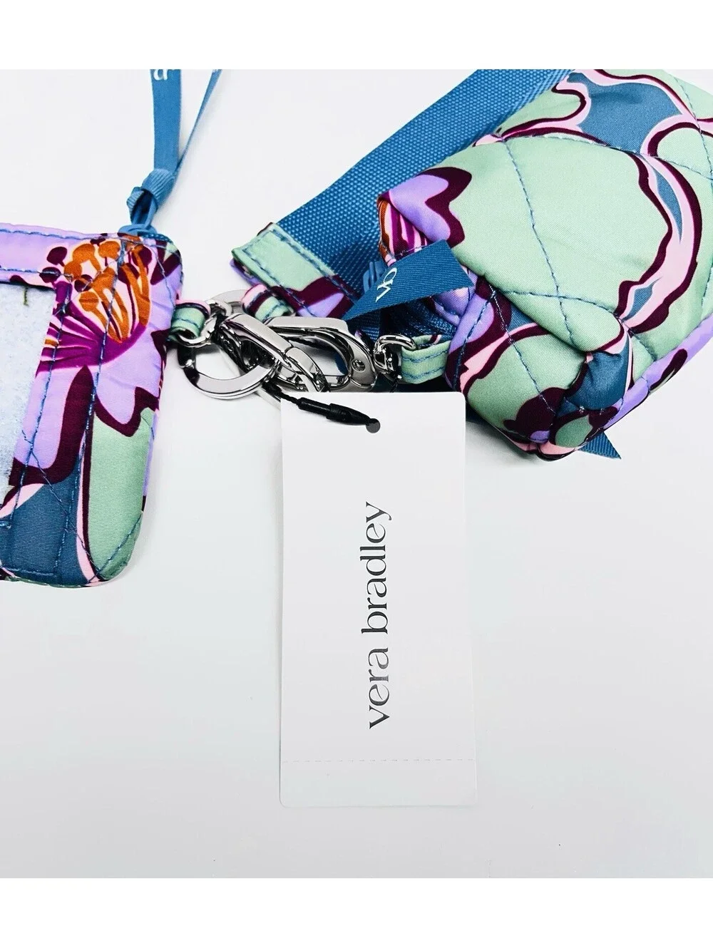 Vera Bradley Outlet Essential Dual Pouch Wide Wristlet actual Lilly Pads